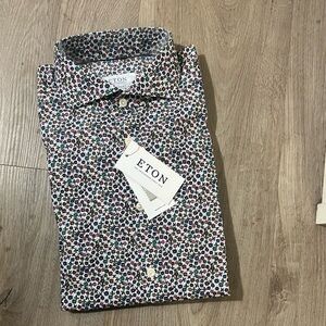 Eton Floral Men's  long sleeve Shirt